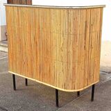 1950s wicker bar, height 108.5 cm