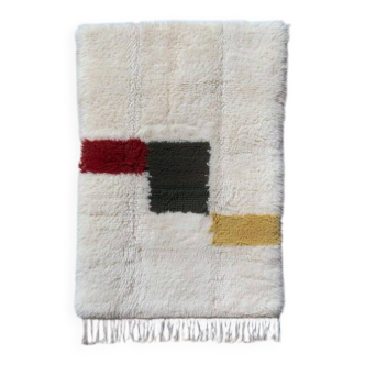 Handmade pure wool rug, size 150 x 250 cm