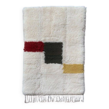 Handmade pure wool rug, size 150 x 250 cm