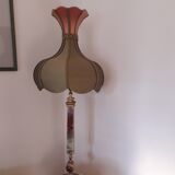 Handmade onyx stand lamp and abt-jour