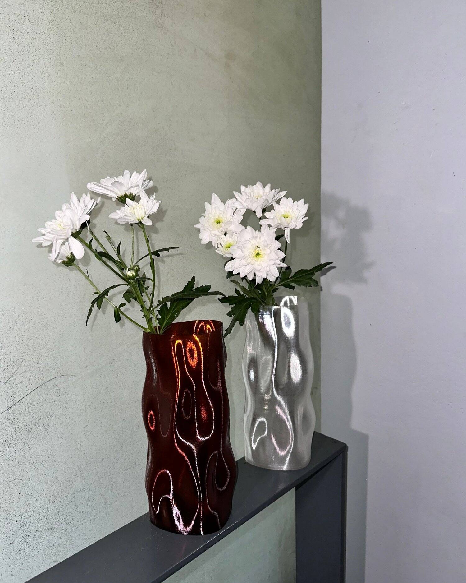 Tall Magma Vase - Transparent