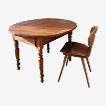 Antique solid cherry table