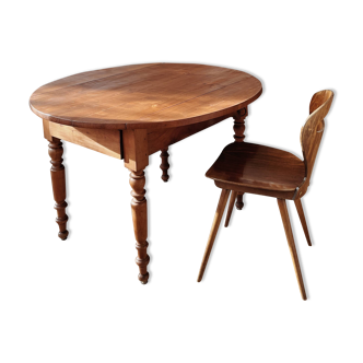 Antique solid cherry table