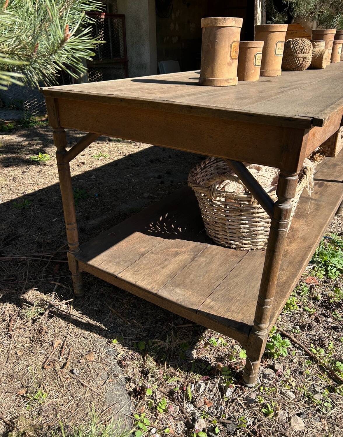 Ancienne table de drapier 3 mètres