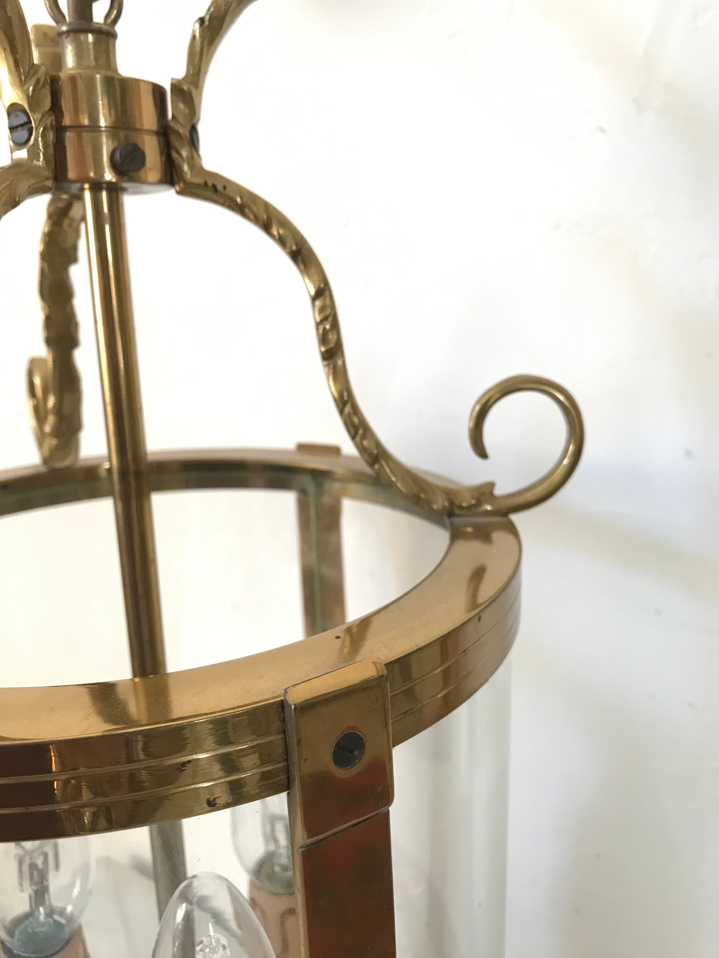Brass vestibule lantern