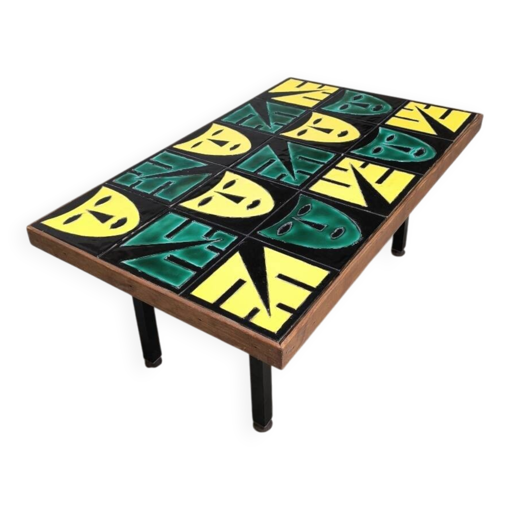 Vintage ceramic coffee table