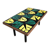 Vintage ceramic coffee table