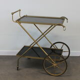 Rolling bar service trolley