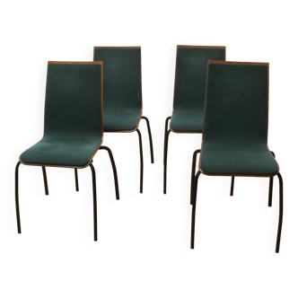 Set of 4 designer dining room chairs