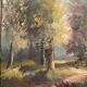 Painting, Landscape, Lyon School, mid-20th century