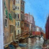Oil on canvas representing Venice.