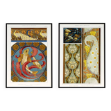Set of two Art Nouveau posters