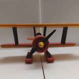 Wooden biplane seaplane