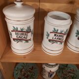 Lot of old medicine jars