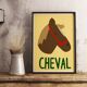 Affiche kids Cheval - A3