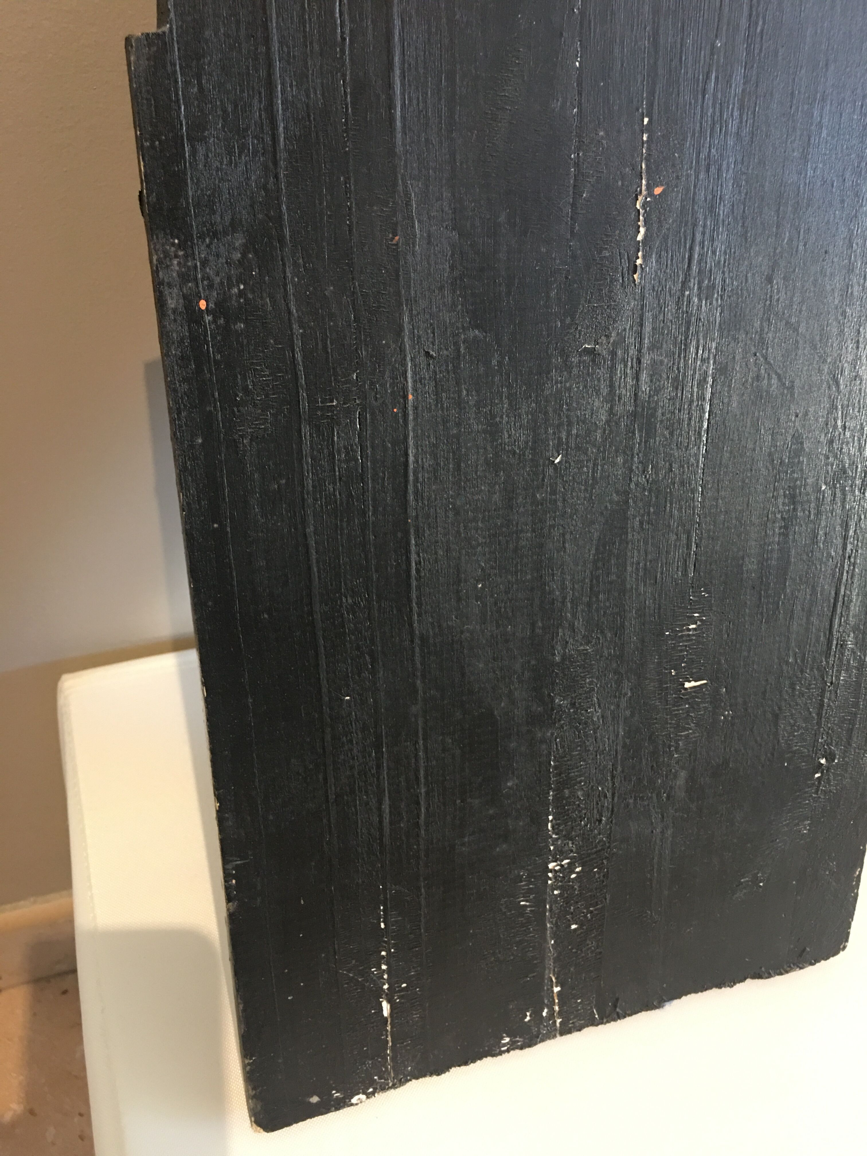 Wooden painted mirror