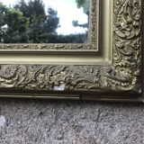 Mirror Louis-Philippe golden 104x65 cm