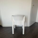 White 4875 chair by Carlo Bartoli for Kartell
