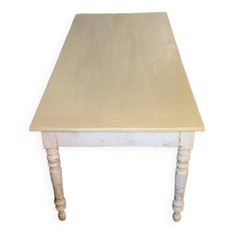 Grande table ancienne patinée