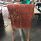 Bridge armchair from the 1940s with embroidered upholstery.
