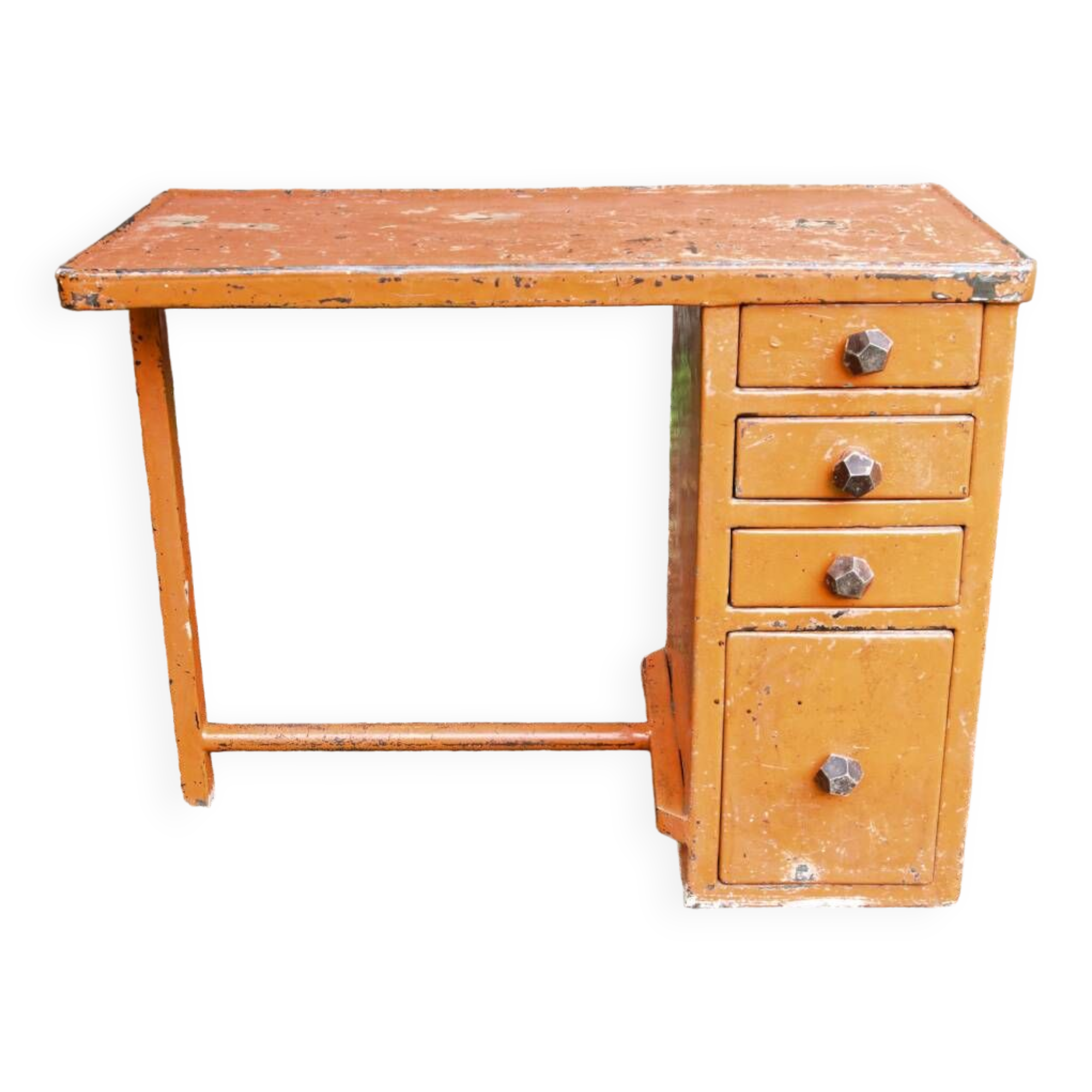 Art deco industrial desk