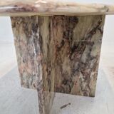 Set of 3 italian marble coffee or side tables, 1970s