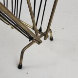 Vintage black scoubidou magazine holder
