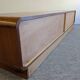 Low Space Age teak sideboard from the 60s/70s