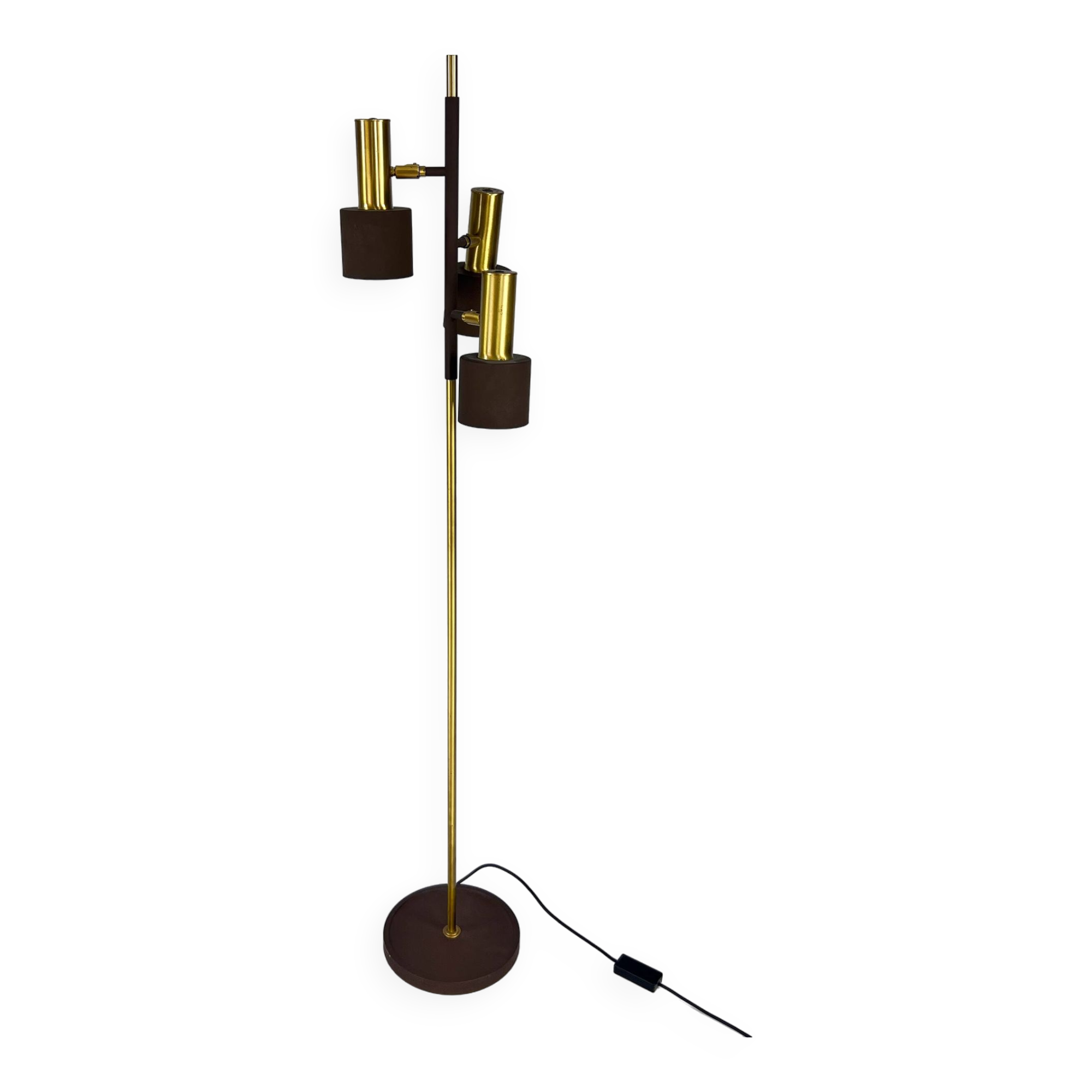 Wilko/Solken Leuchten Floor Lamp with Adjustable Lamps, 1970s