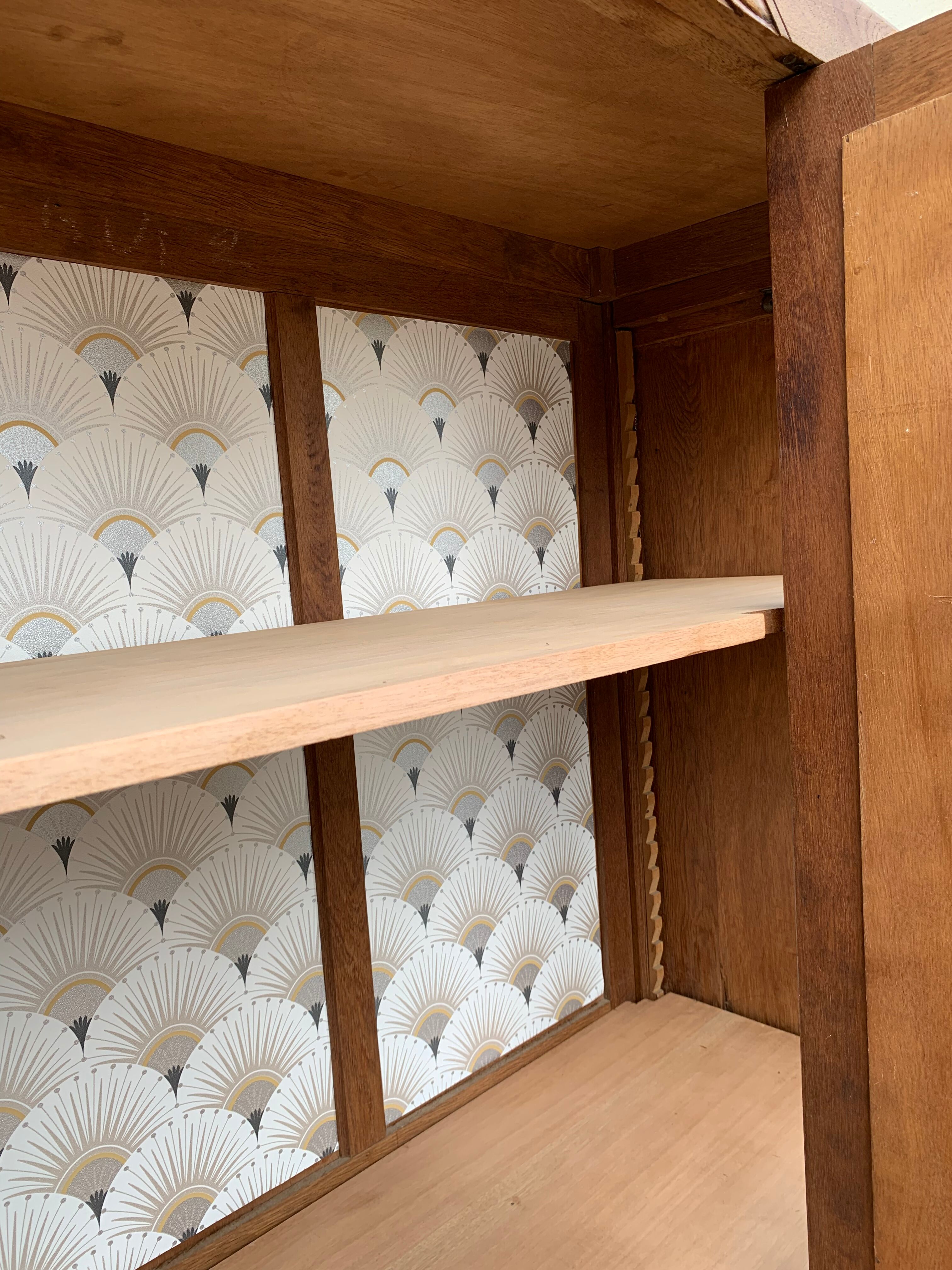 Parisian cabinet wood raw 1930