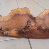 Ancienne corbeille en bois sculpté