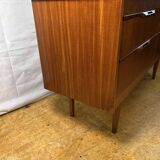 Buffet rétro vintage à quatre tiroirs en teck par Stonehill – 1960