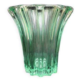 Green vase attributed to Pierre d'Asven