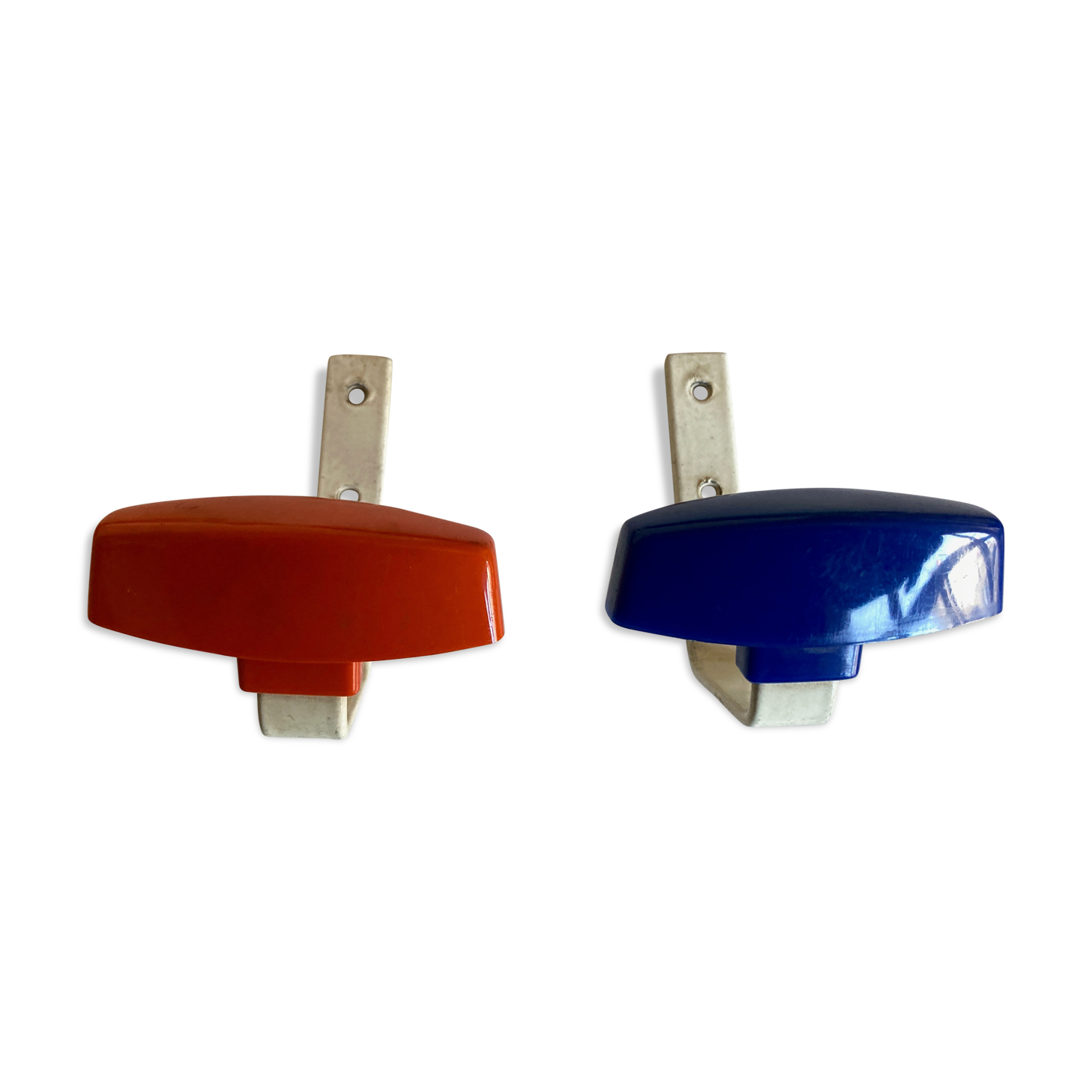 Product BHV pair of metal and plastic pads 1970