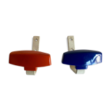 Product BHV pair of metal and plastic pads 1970