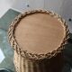 Wicker paper basket