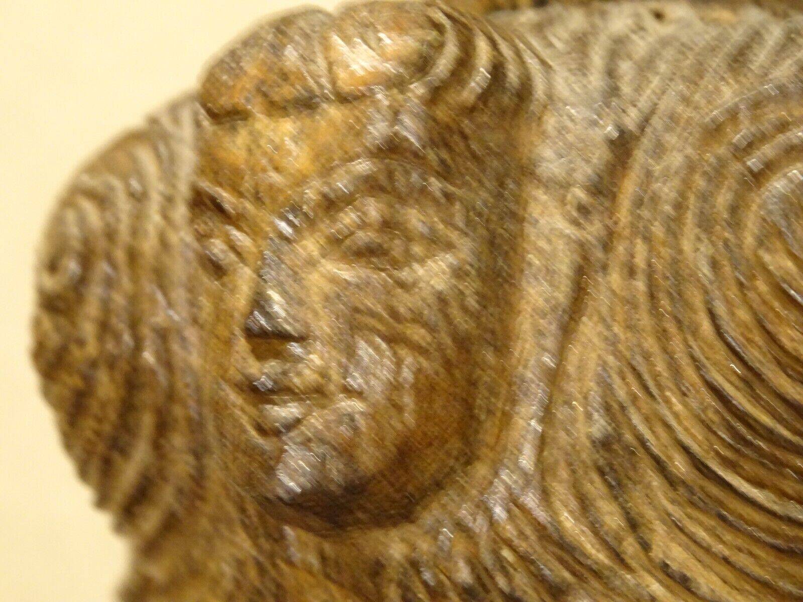 Hindu Shiva mask head wooden sculpture?
