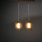 Vintage "spiderweb" chandelier, Czechoslovakia, 1960s