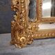 19th century mirror with parecloses 173 x 105