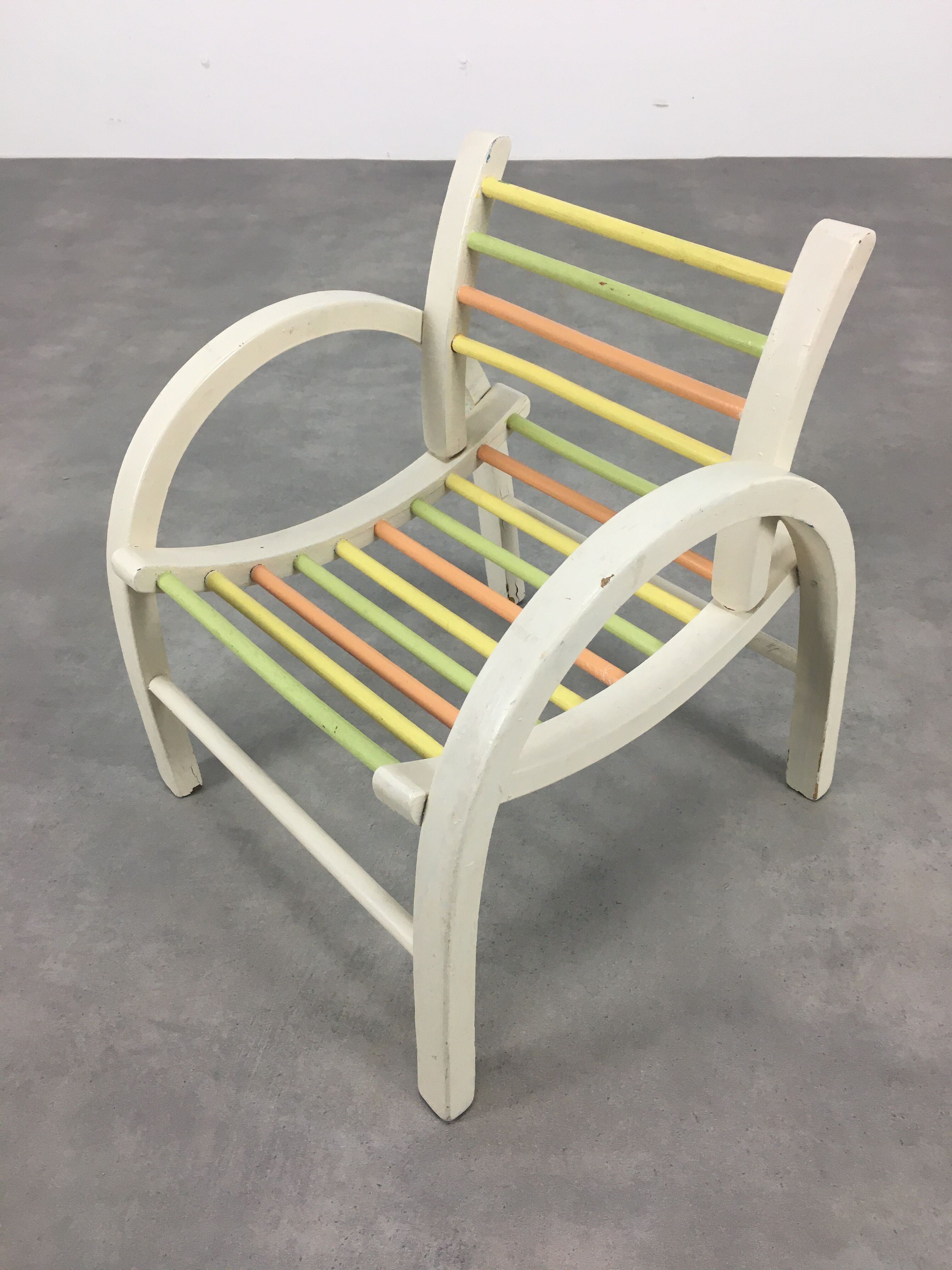 Baumann armchair with children's bars 50s