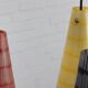Coloured vintage ceiling lamp pendant lamp 60s 70s MCM