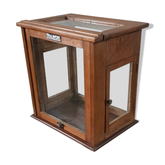 Old teak scale box