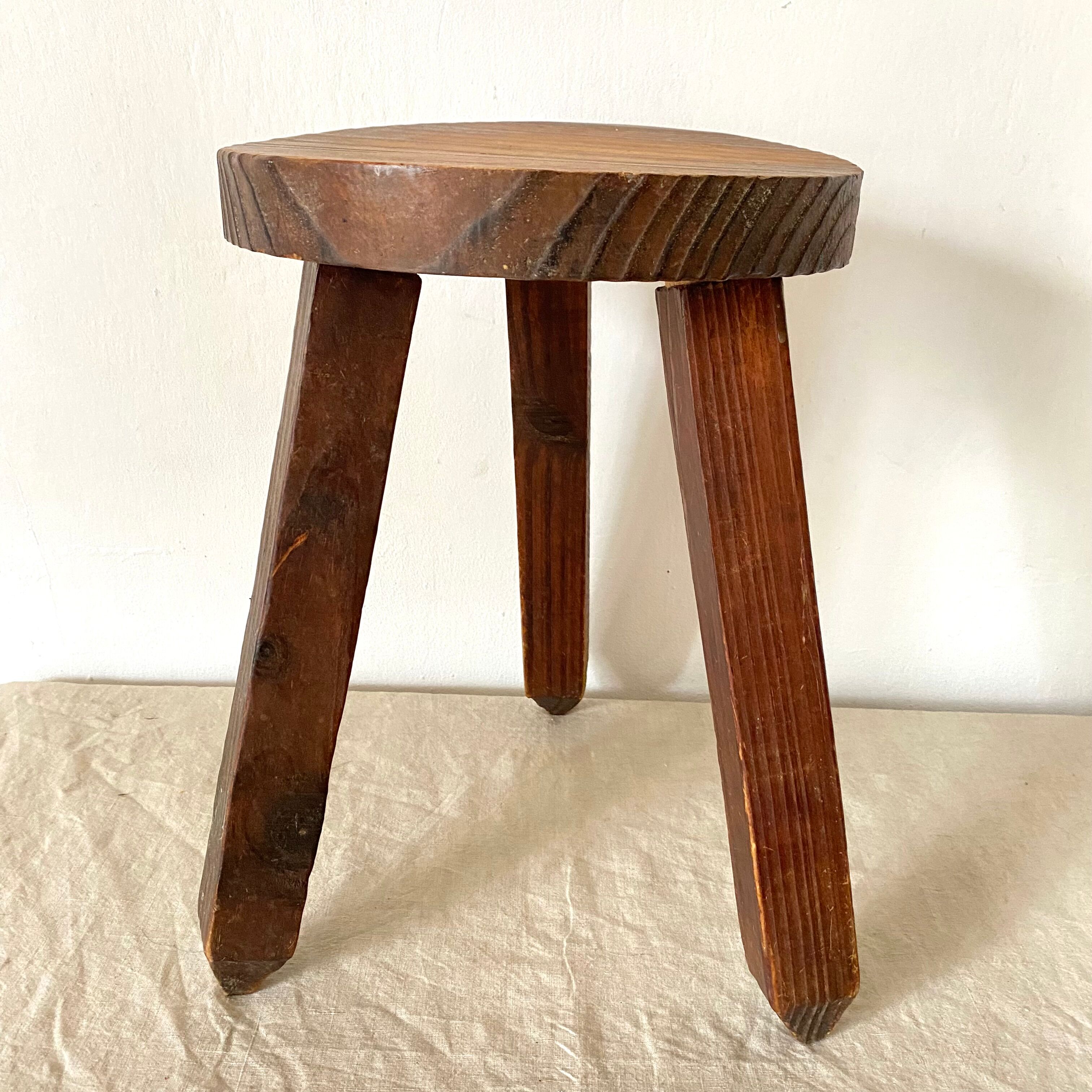 Vintage tripod stool