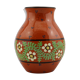 Vase ceramic Alsatian, flower pattern