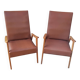 Paire de fauteuil vintage année 50 60 pieds compas scandinave