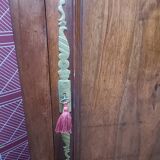 Cabinet bonnetière in solid oak and partial veneer