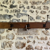 Renovated wooden coat rack