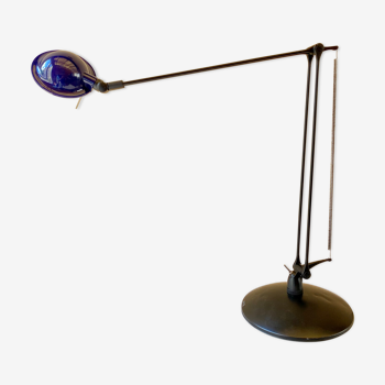 Large desk lamp manade France design Philippe Stephant vintage 90