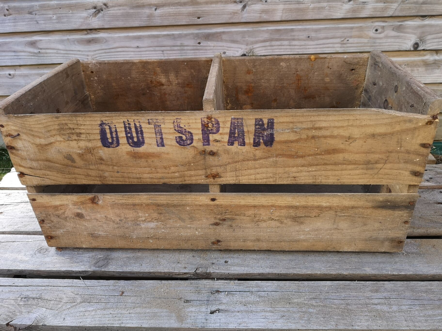 Vintage wooden case outspain