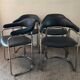 Series of 4 Italian armchairs by Otto Gerdau 70s